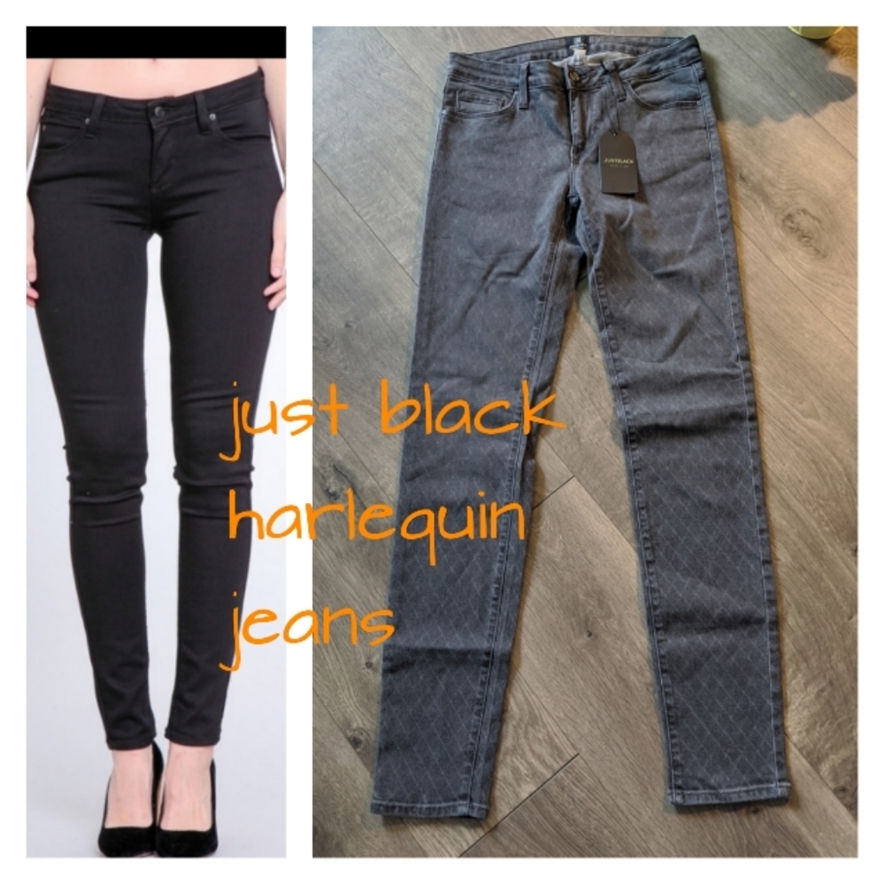 Just Black Harlequin skinny jeans